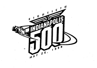 EIGHTIETH INDIANAPOLIS 500 MAY 26, 1996