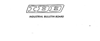 IBB INDUSTRIAL BULLETIN BOARD