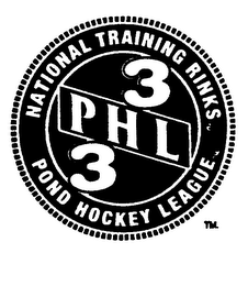 NATIONAL TRAINING RINKS POND HOCKEY LEAGUE PHL 3