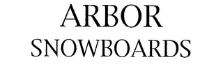 ARBOR SNOWBOARDS