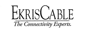 EKRISCABLE THE CONNECTIVITY EXPERTS.