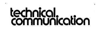 TECHNICAL COMMUNICATION