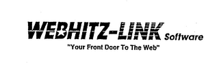 WEBHITZ-LINK SOFTWARE "YOUR FRONT DOOR TO THE WEB"