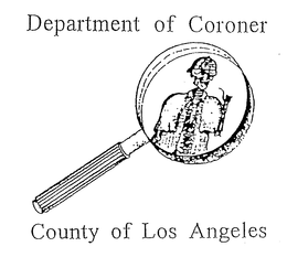 DEPARTMENT OF CORONER COUNTY OF LOS ANGELES