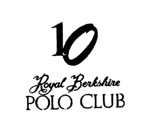 10 ROYAL BERKSHIRE POLO CLUB