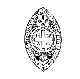 SEAL OF THE UNIVERSITY OF THE SOUTH ECCE QUAM BONUM 1858