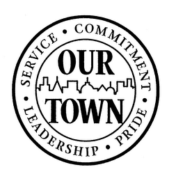 OUR TOWN SERVICE COMMITMENT LEADERSHIP PRIDE