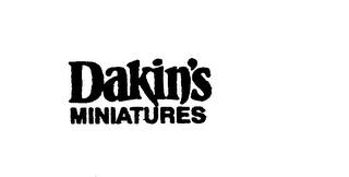 DAKIN'S MINIATURES