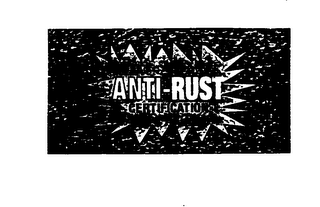 ANTI-RUST CERTIFICATION