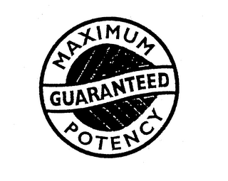 MAXIMUM GUARANTEED POTENCY