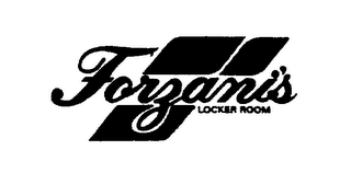 F FORZANI'S LOCKER ROOM