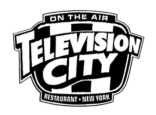 ON THE AIR TELEVISION CITY RESTAURANT NEW YORK