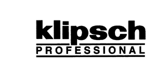 KLIPSCH PROFESSIONAL