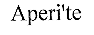 APERI'TE
