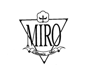 MIRO CLASSICS, INC.