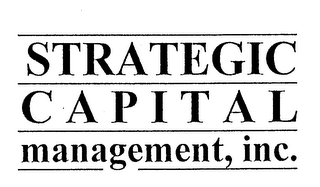 STRATEGIC CAPITAL MANAGEMENT, INC.