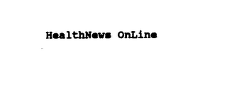 HEALTHNEWS ONLINE