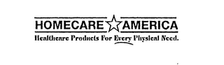 HOMECARE AMERICA HEALTHCARE PRODUCTS FOR EVERY PHYSICAL NEED.