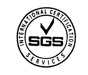 SGS INTERNATIONAL CERTIFICATION SERVICES