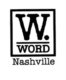 W. WORD NASHVILLE