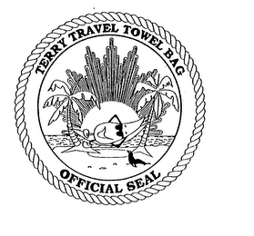 TERRY TRAVEL TOWEL BAG OFFICIAL SEAL