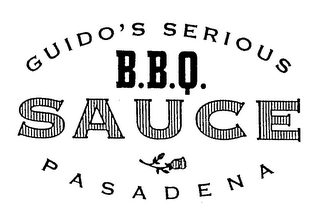 GUIDO'S SERIOUS B.B.Q. SAUCE PASADENA