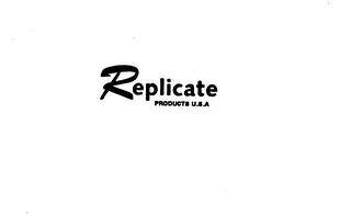 REPLICATE PRODUCTS U.S.A.