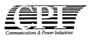 CPI COMMUNICATIONS & POWER INDUSTRIES