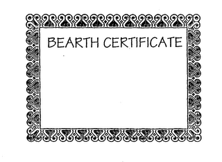 BEARTH CERTIFICATE