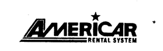 AMERICAR RENTAL SYSTEM