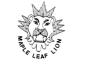 MAPLE LEAF LION