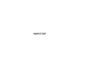 EPSCRIPT