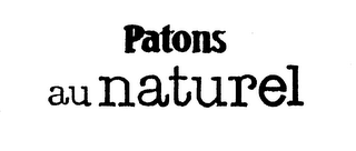 PATONS AU NATUREL