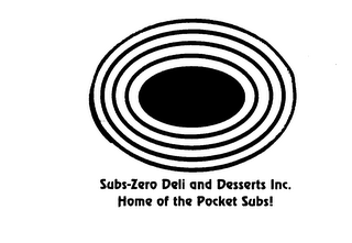 SUBS ZERO SUBS-ZERO DELI AND DESSERTS INC. HOME OF THE POCKET SUBS!