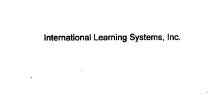 INTERNATIONAL LEARNING SYSTEMS, INC.