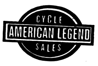 AMERICAN LEGEND CYCLE SALES