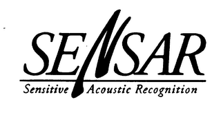 SENSAR SENSITIVE ACOUSTIC RECOGNITION