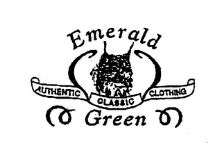 EMERALD GREEN AUTHENTIC CLASSIC CLOTHING