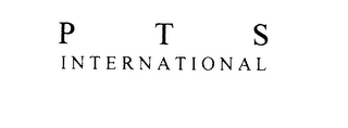 P T S INTERNATIONAL