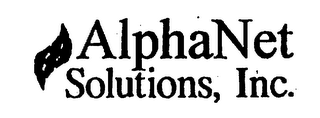 ALPHANET SOLUTIONS, INC.