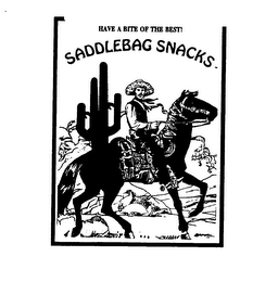 HAVE A BITE OF THE BEST! SADDLEBAG SNACKS