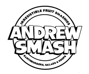 ANDREW SMASH IRRESISTIBLE FRUIT SMASHIES EARTHBURGERS, SALADS & SOUPS