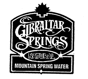 GIBRALTAR SPRINGS NATURAL MOUNTAIN SPRING WATER