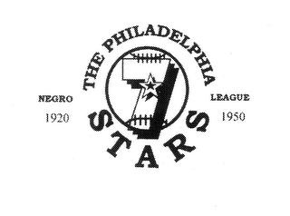 THE PHILADELPHIA STARS NEGRO LEAGUE 1920 1950