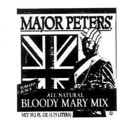 MAJOR PETERS ALL NATURAL BLOODY MARY MIX