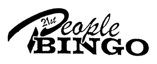 21ST PEOPLE BINGO