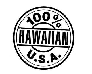 100% HAWAIIAN U.S.A.