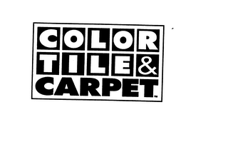 COLOR TILE & CARPET