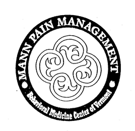 MANN PAIN MANAGEMENT BEHAVIORAL MEDICINE CENTER OF VERMONT