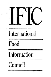 IFIC INTERNATIONAL FOOD INFORMATION COUNCIL